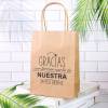 Bolsas con frases Bolsas kraft con frases Detalles invitados de boda - Inicio
