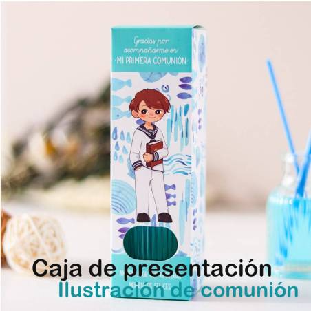 Ambientador mikado comunión niño Detalles de comunión - Detalles comunión unisex