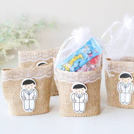 Bolsa para detalles Comunión niño Detalles para invitados de comunión - Envoltorio Regalo de comunión