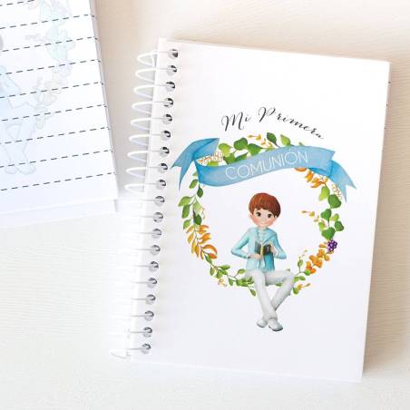 Libreta de comunión "Orla niño" Detalles para invitados de comunión - Detalles para comunión económicos