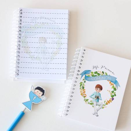 Libreta de comunión "Orla niño" Detalles para invitados de comunión - Detalles para comunión económicos