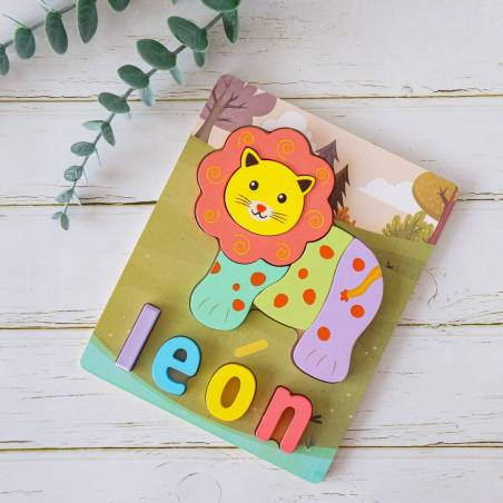 Puzzle para niños, Puzzle 3D de madera, Juegos para niños, Detalles de bautizo - Detalles De Bautizo Para Niños