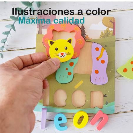 Puzzle para niños, Puzzle 3D de madera, Juegos para niños, Detalles de bautizo - Detalles De Bautizo Para Niños