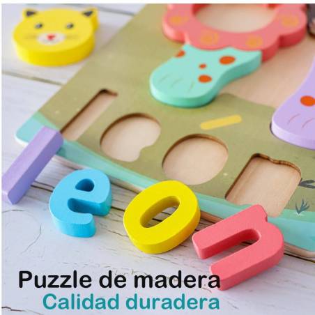 Puzzle para niños, Puzzle 3D de madera, Juegos para niños, Detalles de bautizo - Detalles De Bautizo Para Niños