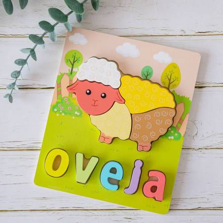 Puzzle para niños, Puzzle 3D de madera, Juegos para niños, Detalles de bautizo - Detalles De Bautizo Para Niños