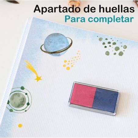 Libro de comunión niño huellas Libro primera comunión playa - Libros Comunión Firmas y Huellas