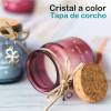 Velas con frase decorativas, Velas cristal de color, Detalles para invitados de comunión - Inicio