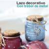 Velas con frase decorativas, Velas cristal de color, Detalles para invitados de comunión - Inicio