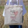 Bolsa de tela personalizada Bautizo "Elefante niña" Detalles de bautizo - Detalles personalizables para Bautizo