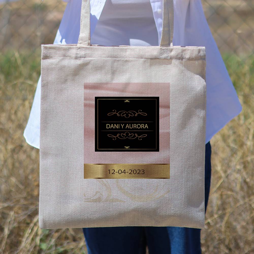 Bolsa de tela personalizada Boda "Classic" Detalles de boda - Detalles personalizables para Boda