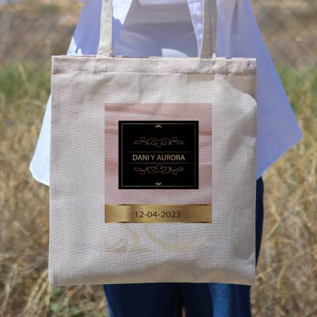 Bolsa de tela personalizada Boda "Classic" Detalles de boda - Detalles personalizables para Boda