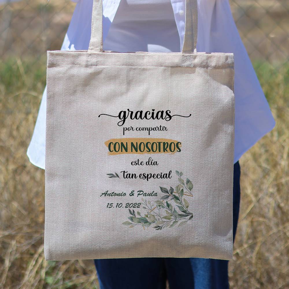 Bolsa de tela personalizada Boda "Especial" Detalles de boda - Detalles personalizables para Boda