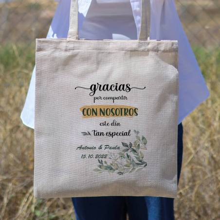 Bolsa de tela personalizada Boda "Especial" Detalles de boda - Detalles personalizables para Boda