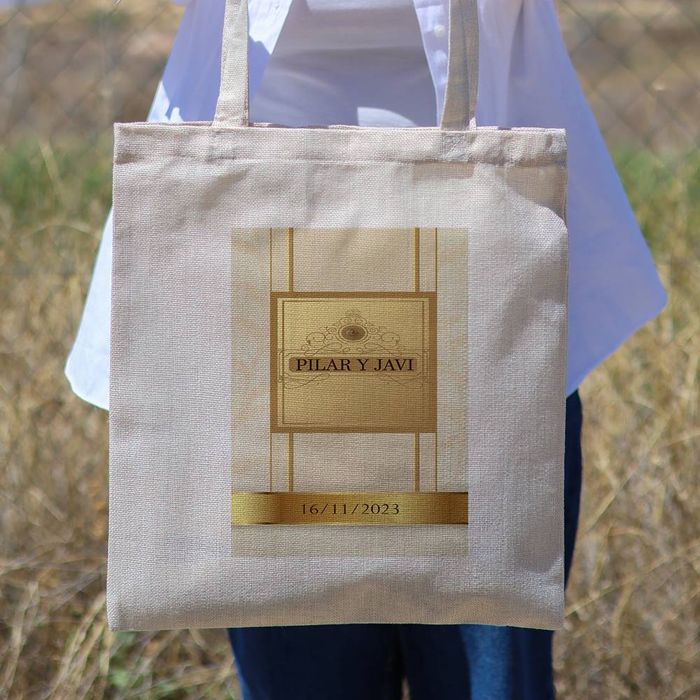 Bolsa de tela personalizada Boda "Lovely" Detalles de boda - Detalles personalizables para Boda