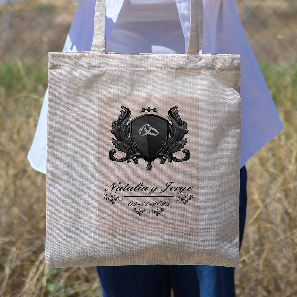 Bolsa de tela personalizada Boda "Pastel" Detalles de boda - Detalles personalizables para Boda