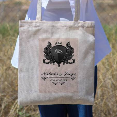 Bolsa de tela personalizada Boda "Pastel" Detalles de boda - Detalles personalizables para Boda