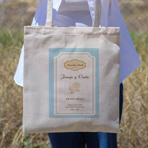 Bolsa de tela personalizada Boda "Renacimiento" Detalles de boda - Detalles personalizables para Boda