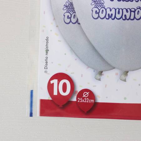 Set de 10 globos Mi primera comunión Globos para decorar - Accesorios