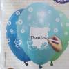 1 paquete Set 6 globos de comunión de niño - Accesorios