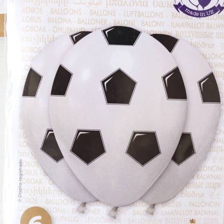 1 paquete de Set de 10 globos de fúbol Globos para decorar - Accesorios