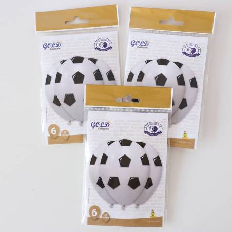 1 paquete de Set de 10 globos de fúbol Globos para decorar - Accesorios
