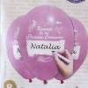1 paquete Set 8 globos de comunión de niña - Accesorios