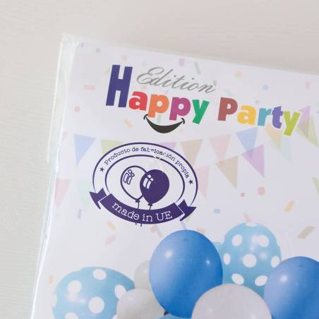 Guirnalda de globos de cumpleaños de niño azul - Decoración Cumpleaños