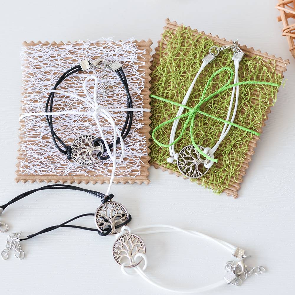Pulsera de árbol de la vida Detalles de boda para invitados - Pulseras