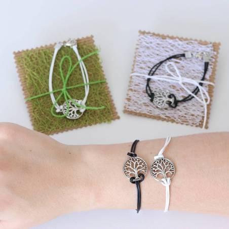 Pulsera de árbol de la vida Detalles de boda para invitados - Pulseras