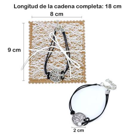Pulsera de árbol de la vida Detalles de boda para invitados - Pulseras