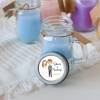 Vela personalizada en jarrita "Modelo boda Lemonnade" Detalles personalizados boda - Velas personalizadas boda