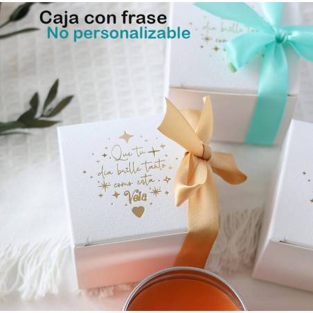 Vela personalizada aromática "Alejandra" detalles comunión - Velas personalizadas comunión