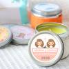 Vela personalizada comunión aromática "Gemelas" detalles comunión - Velas personalizadas comunión