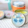 Vela personalizada bautizo aromática "Gemelos" detalles bautizo - Velas personalizadas bautizo