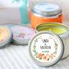 Vela personalizada aromática "Macedonia" detalles boda - Velas personalizadas boda