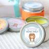 Vela personalizada aromática "Margarita" detalles comunión - Velas personalizadas comunión