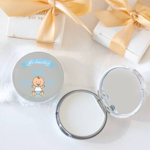 Bálsamo labial personalizable "Olas" detalles bautizo niño - Bálsamos Labiales Personalizados Bautizo