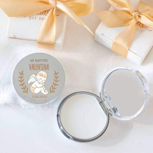 Bálsamo labial personalizado "Ángel" detalle bautizo - Bálsamos Labiales Personalizados Bautizo