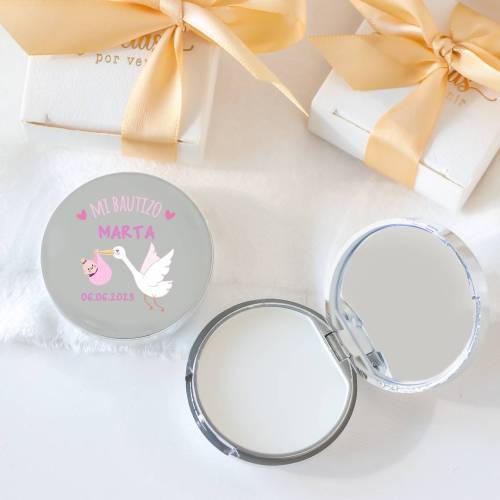 Bálsamo labial personalizado "Cigüeña" detalles bautizo - Bálsamos Labiales Personalizados Bautizo