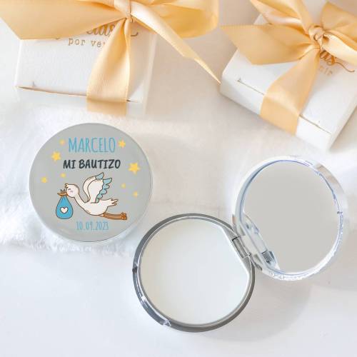 Bálsamo labial personalizado "Noche" detalles bautizo niño - Bálsamos Labiales Personalizados Bautizo
