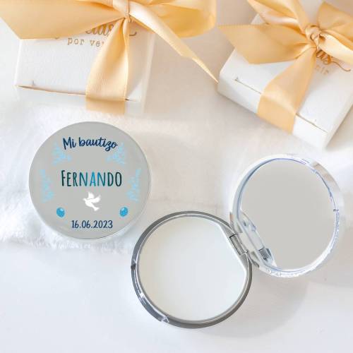 Bálsamo labial personalizado "Paloma" Detalle de bautizo - Bálsamos Labiales Personalizados Bautizo