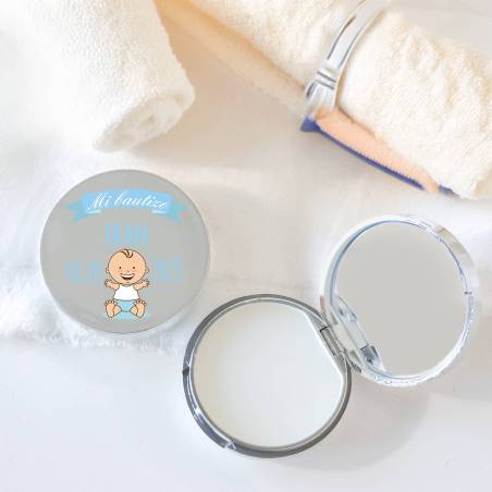 Bálsamo labial personalizable "Olas" detalles bautizo niño - Bálsamos Labiales Personalizados Bautizo