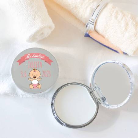 Bálsamo labial personalizado "Galleta" detalle bautizo mujer - Bálsamos Labiales Personalizados Bautizo