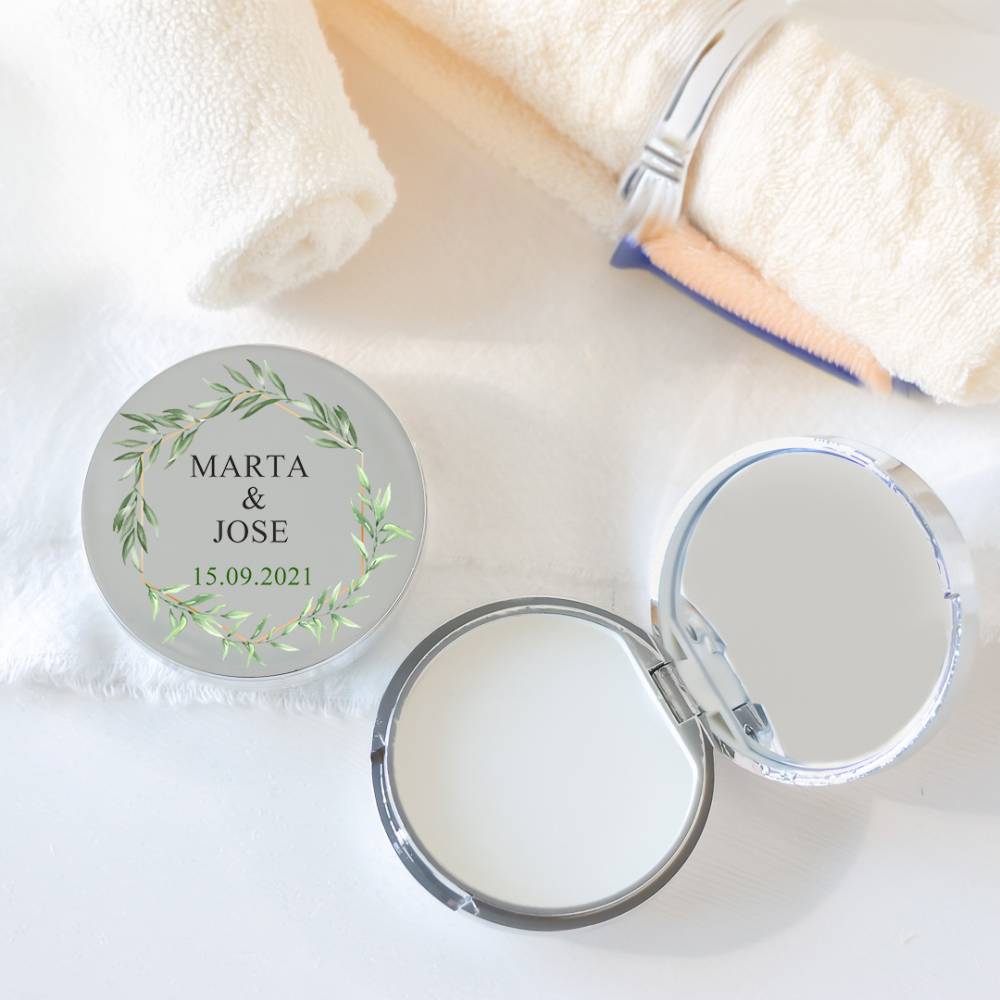 Bálsamo labial personalizado "Hojas" detalles de boda - Bálsamos Labiales Personalizados Boda