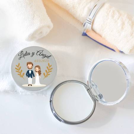 Bálsamo labial personalizado boda "Trigo" Detalles de boda - Bálsamos Labiales Personalizados Boda