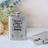 Petaca personalizada boda "Que no falten motivos para brindar nunca" Petaca personalizada con frase - Petaca personalizada boda