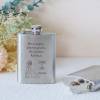Petaca personalizada boda "Silueta de novios" Petaca personalizada con frase - Petaca personalizada boda