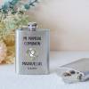Petaca personalizada comunión "Paloma" Petaca personalizada con frase - Petacas personalizadas comunión