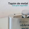 Petaca personalizada boda "Que nunca falten motivos para brindar" Petaca personalizada con frase - Petaca personalizada boda