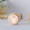 Yoyo pegatina personalizada modelo Ángel para niña bautizo - Yoyo personalizado bautizo